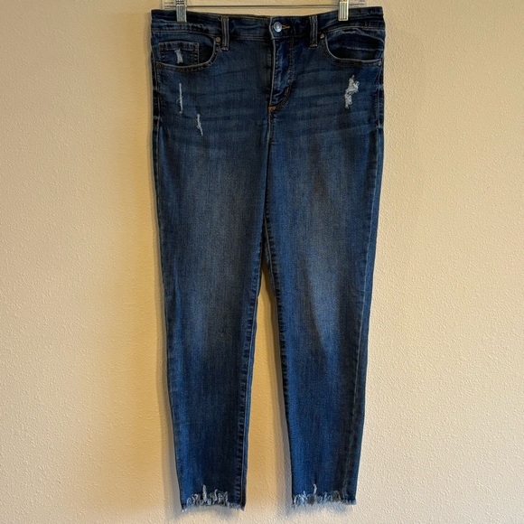 sofia by sofia vergara Denim - Sofia Jeans by Sofia Vergara Skinny Ankle Distressed Women Jeans SZ 10